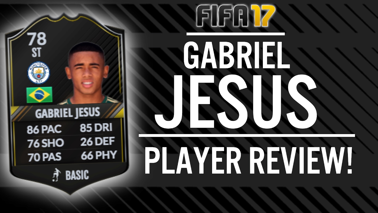 FIFA 17 GABRIEL JESUS (78) PLAYER REVIEW! | FIFA 17 ULTIMATE TEAM | GABRIEL JESUS IN FIFA 17!