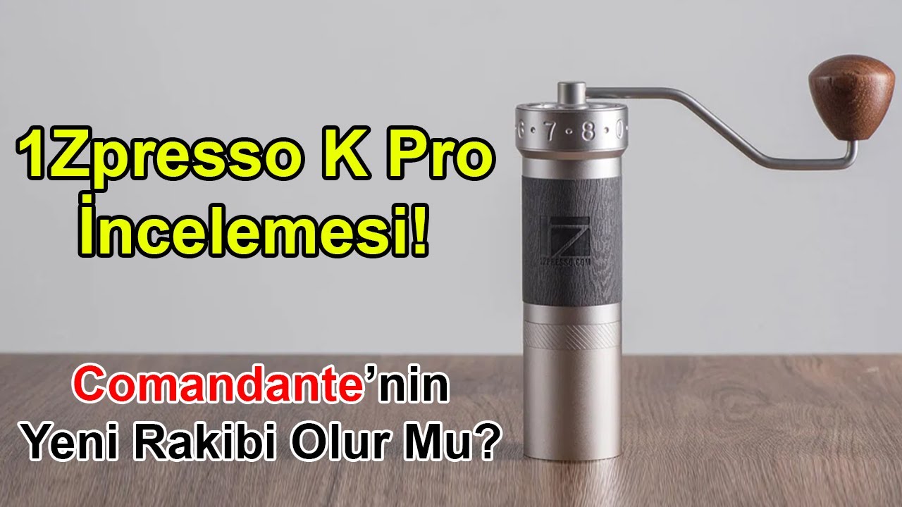 1Zpresso K Pro Kahve El Değirmeni İncelemesi ve Kruve Elek Testi