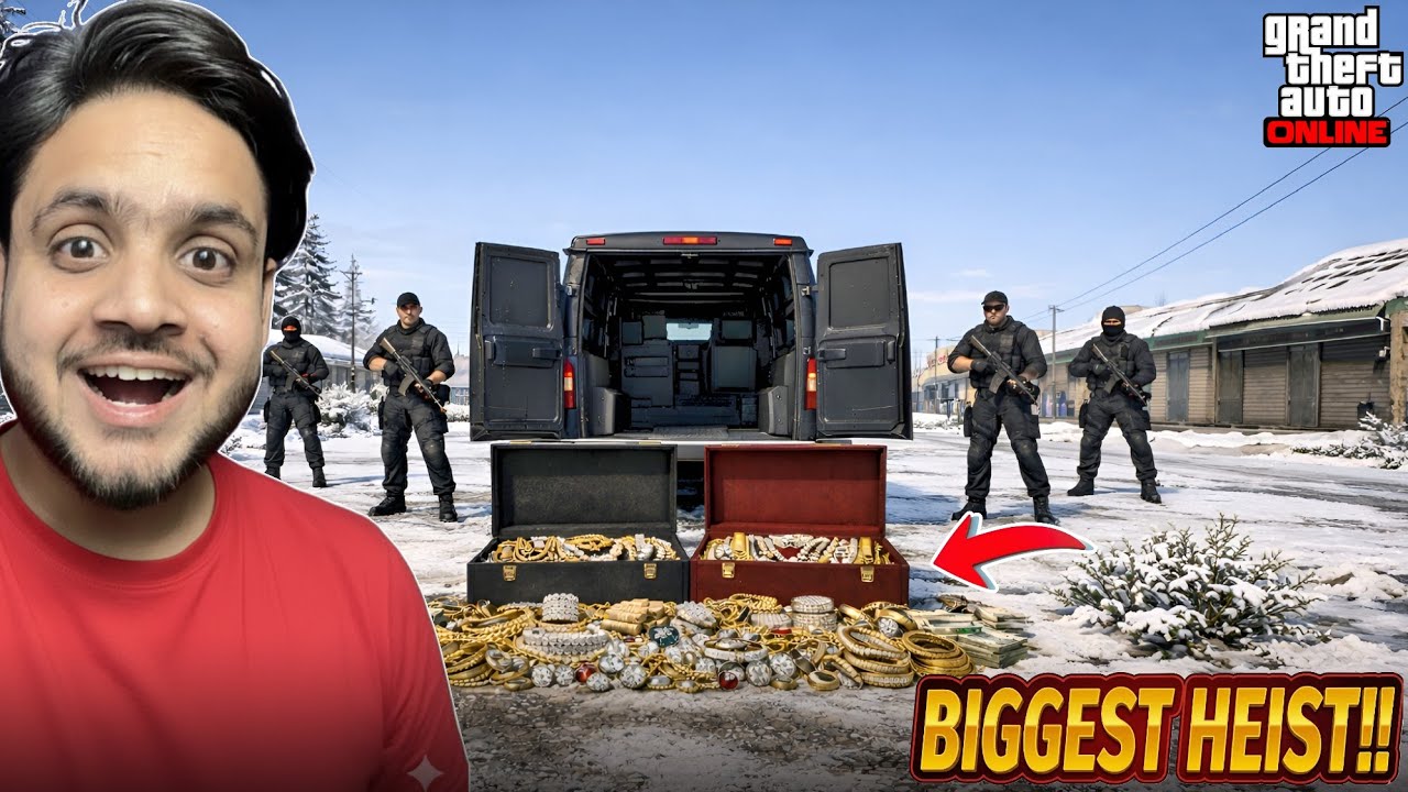 Biggest Jewellery Heist Ever 😱 | GTA 5 Online #5