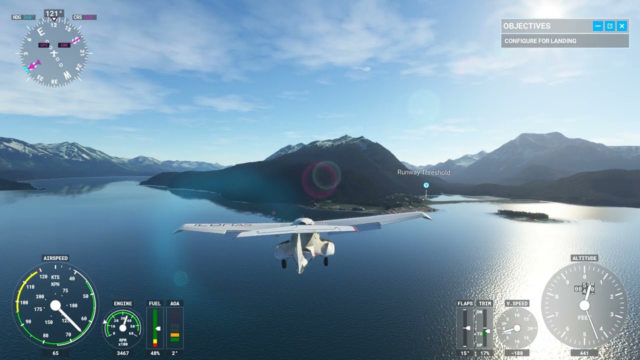 Nanwalek, Alaska Short Field Landing Training (via GE Force)