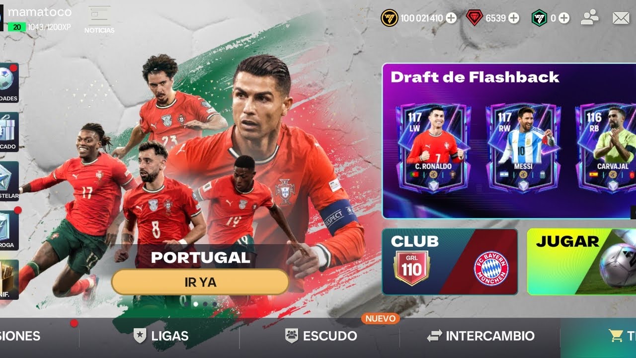 Jugando a Fc Mobile ⚽🥅