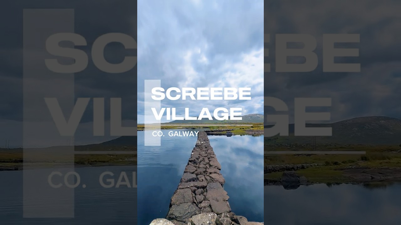 Explore SCREEBE VILLAGE, Co. Galway, Ireland #ireland #galway #explore #travel