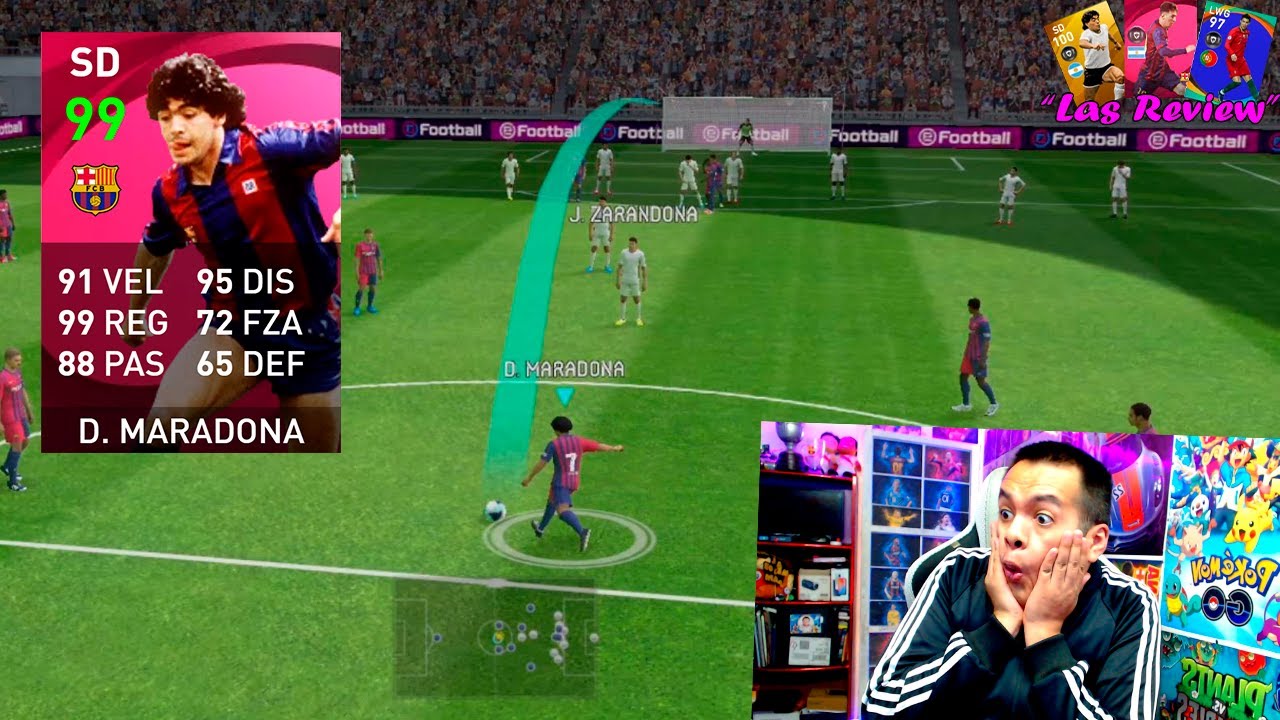 ASÍ JUEGA MARADONA 99 ICONIC MOMENT en PES 2021 MOBILE *Su Tiro con efecto es BRUTAL* | Review #11