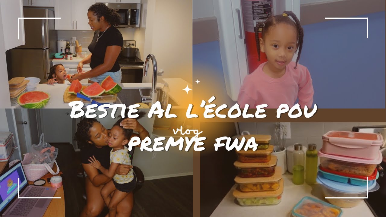 BESTIE AL LECOLE POU PREMYE FWA😍😍