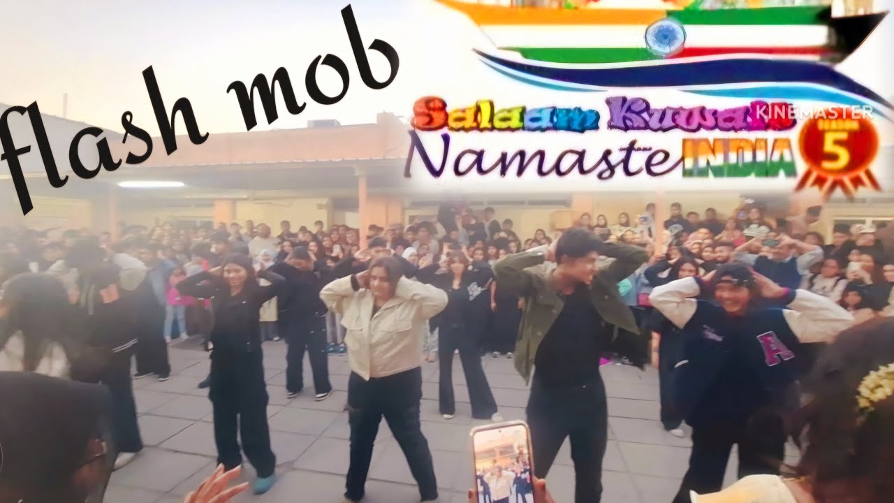 Salaam kuwait namaste india season5/flashmob/flash mob india/flash mob dance2025/flashmob malayalam