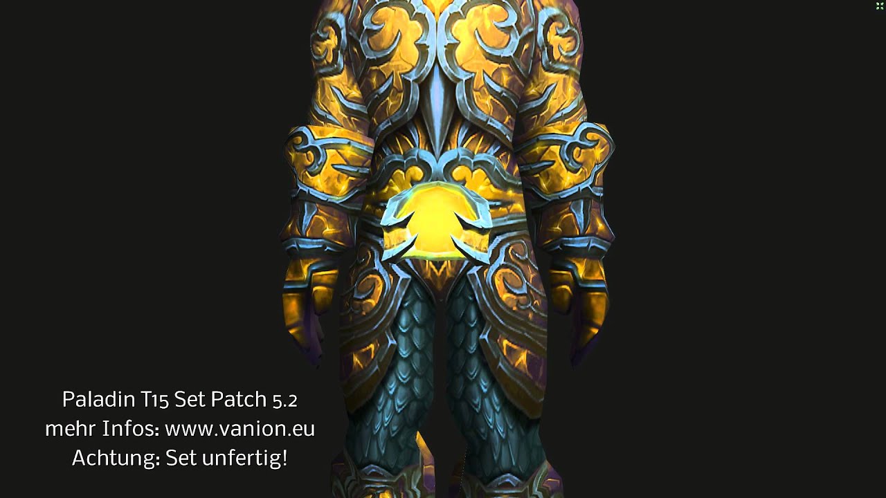 T15 Set Paladin Patch 5.2
