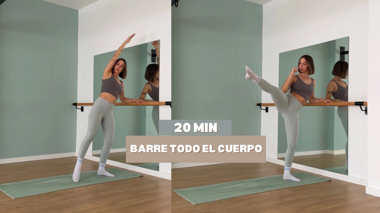 Barre Full Body | Sin material o con mancuernas | Todo el cuerpo | 20 min