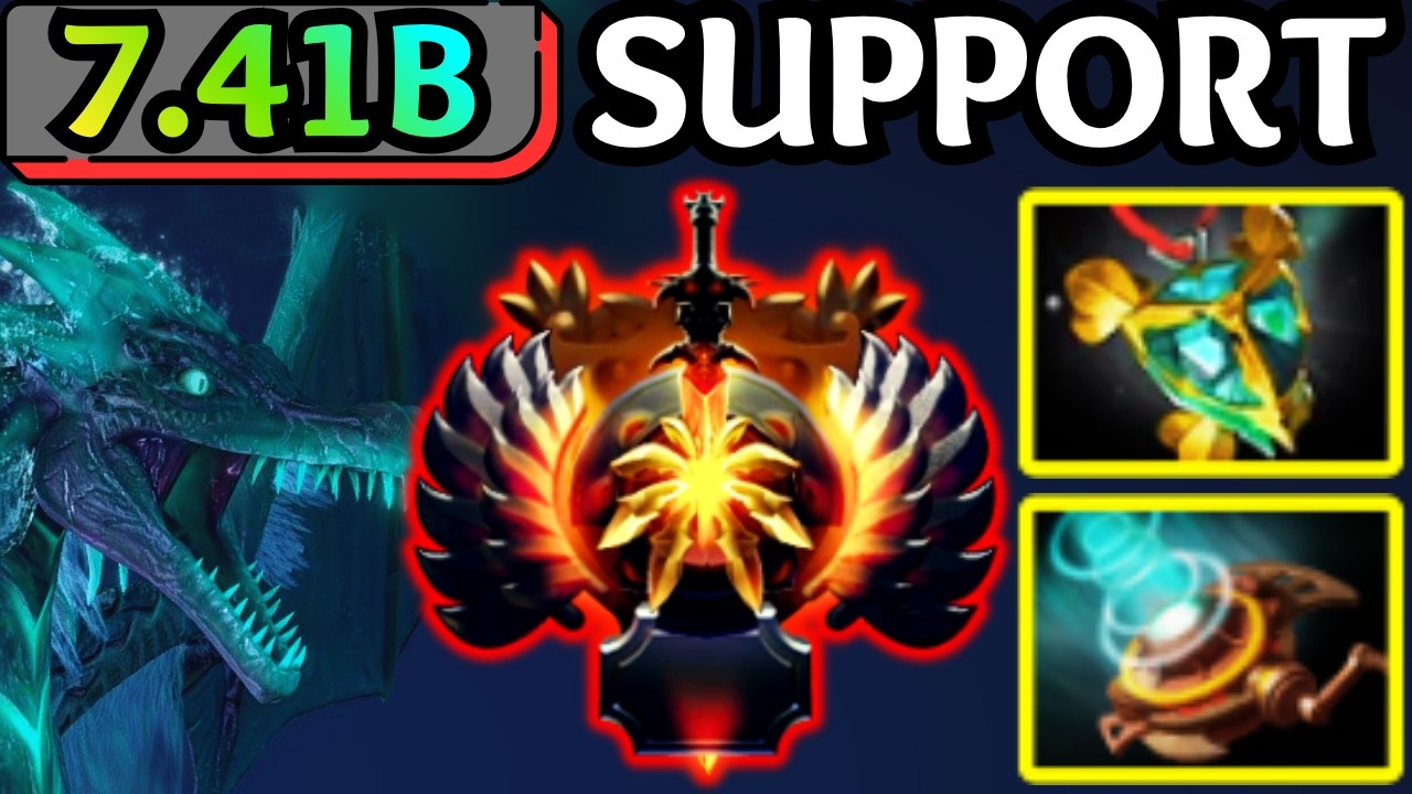 🔥 INSANE Winter Wyvern Hard Support Gameplay &mdash; Save + Curse DOMINATION 🔥 Dota 2 Support