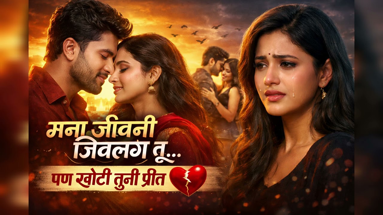 मना जीवनी जिवलग तू | पण खोटी तुनी प्रीत | Ahirani Sad Song | Heart Touching Love Song | ahirani song