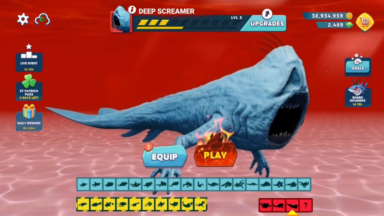 HOW IF DEEP SCREAMER PLAYABLE IN HUNGRY SHARK EVOLUTION? - Hungry Shark Evolution