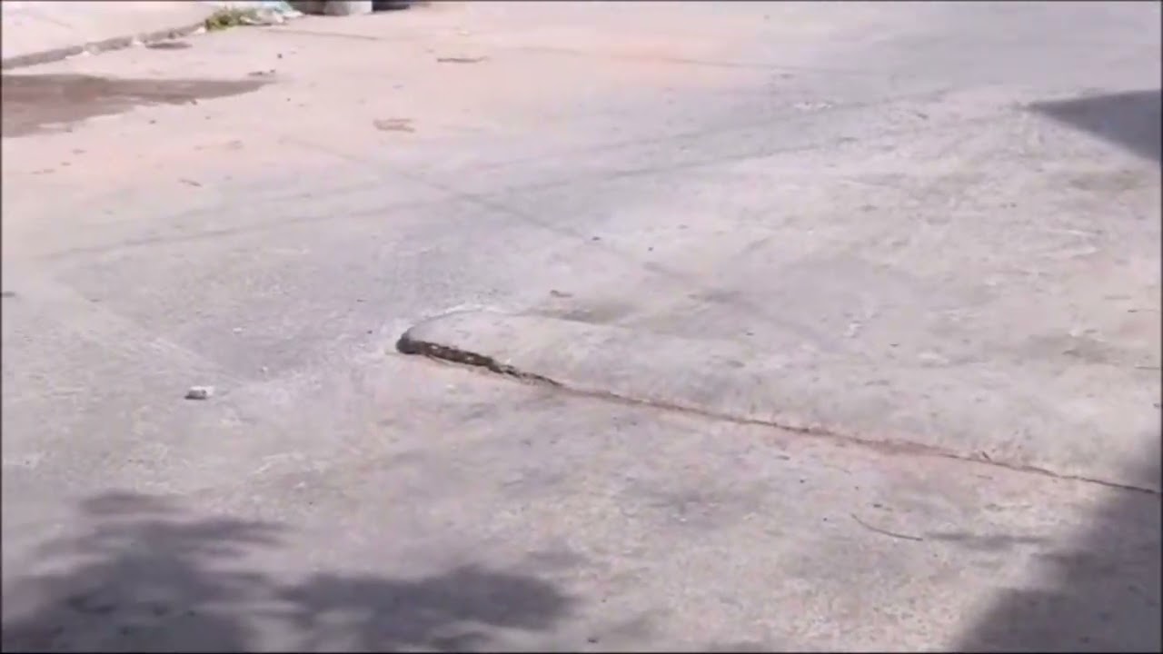 Anhebungen in den Straßen, Phnom Penh, Kambodscha