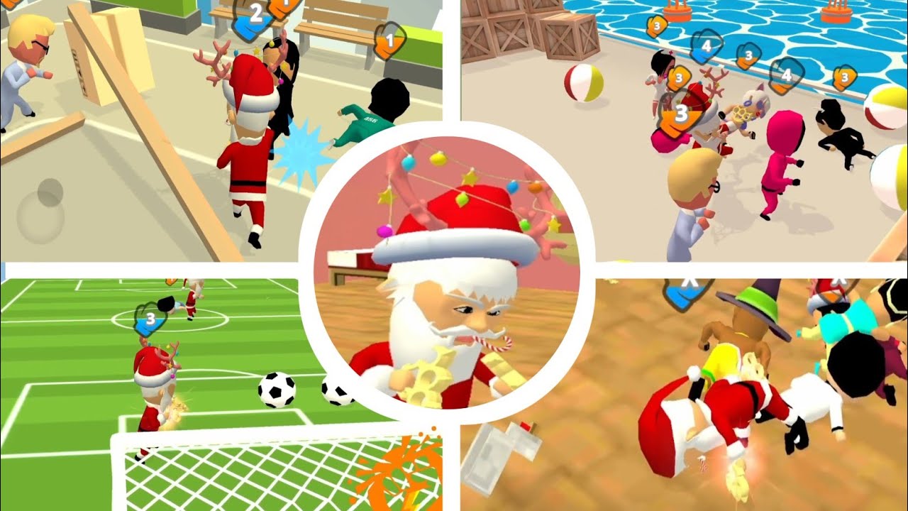 I The One Action Fighting - Santa Play All Mode - Gameplay