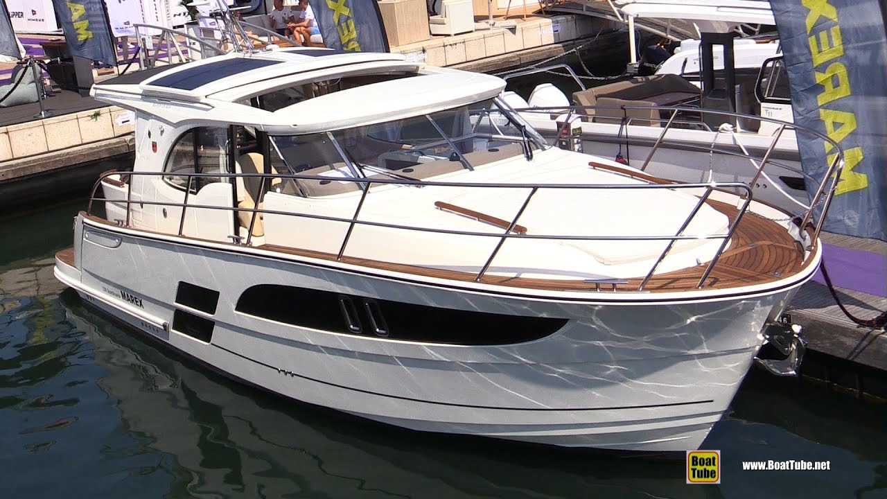 2022 Marex 330 SCA Scandinavia Motor Yacht - Walkaround Tour - 2021 Cannes Yachting Festival