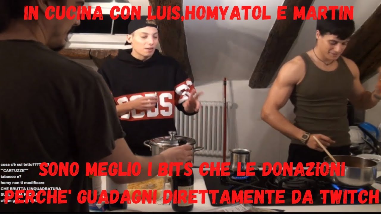 IN CUCINA CON LUIS: RACCONTI ASSURDI E DIVERTENTI CON HOMYATOL E SUO FRATELLO MARTIN