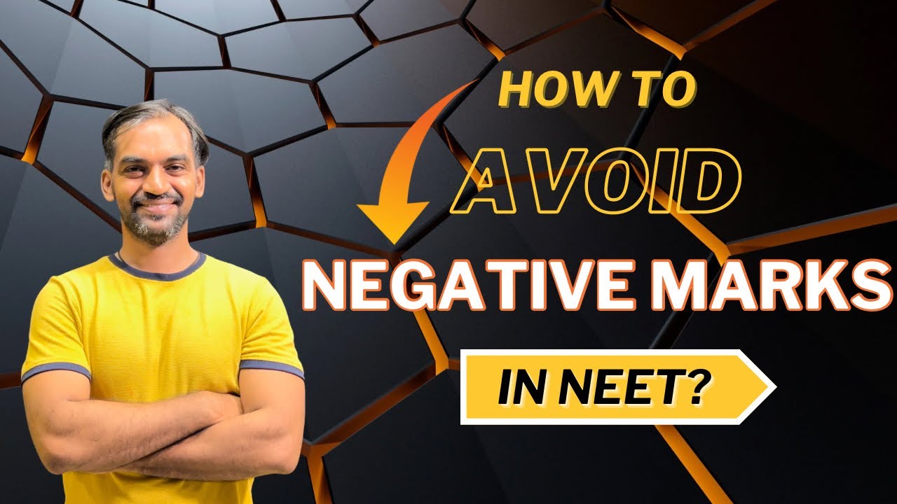 How to avoid negative marks in NEET? | NEET study tips