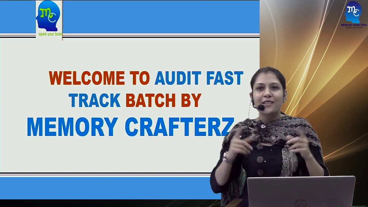 CA FINAL FAST TRACK BY CA SARISTHI SETHI (MEMORY CRAFTERZ)