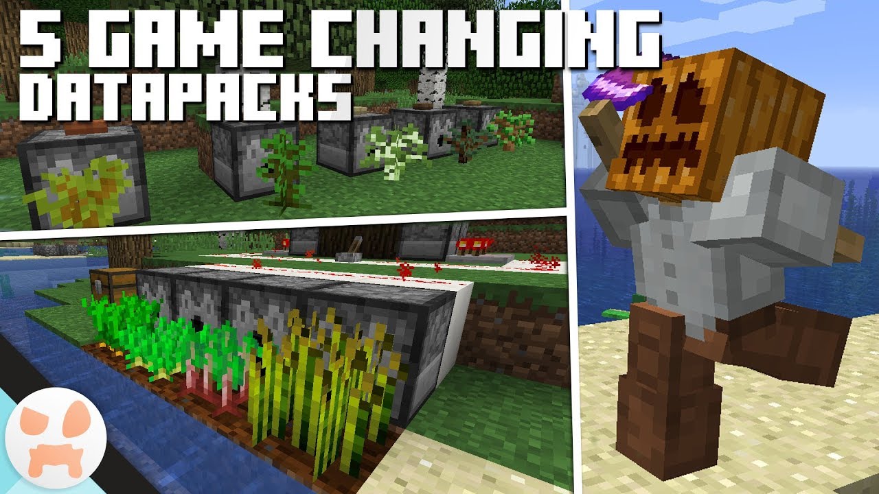5 GAME IMPROVING DATAPACKS! | Minecraft 1.13.2 Datapack Showcase
