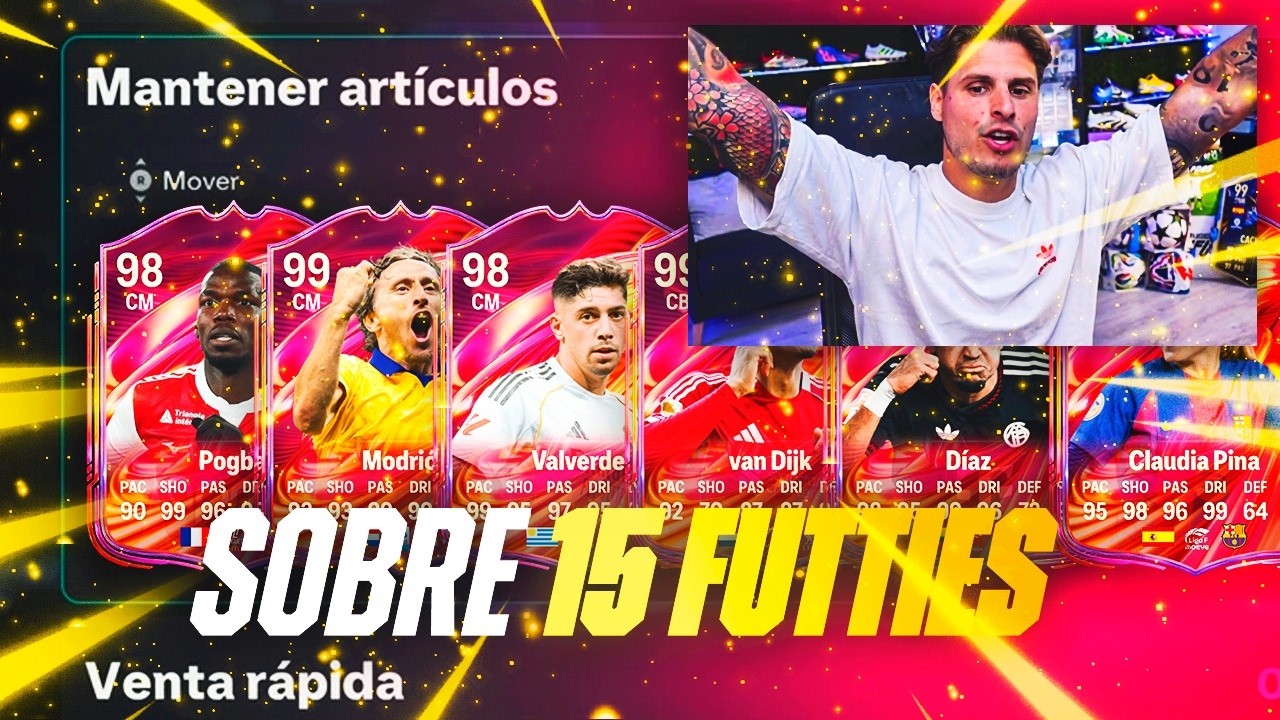 ABRO EL SOBRE DE 15 FUTTIES ASEGURADOS EN LAS RECOMPENSAS DE FUT CHAMPIONS!! | FC 26