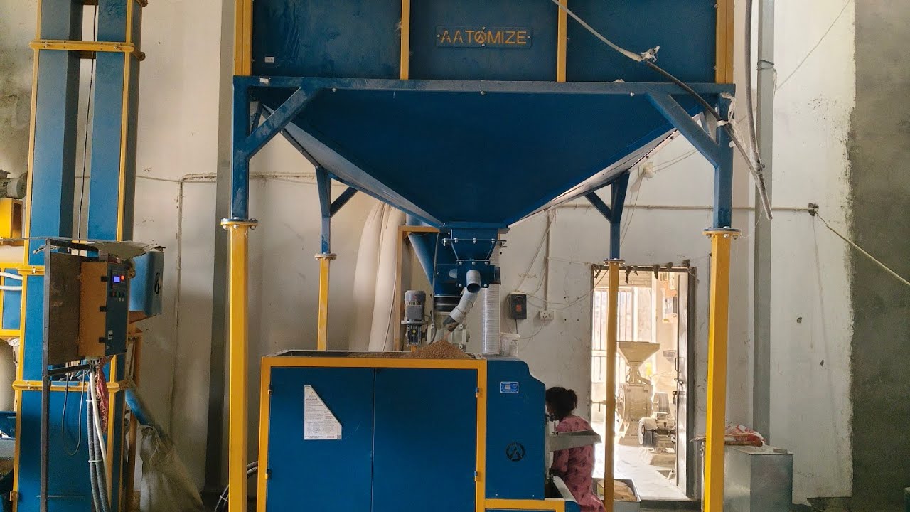 Gehun saaf karne ki aur pisai karne ki machine