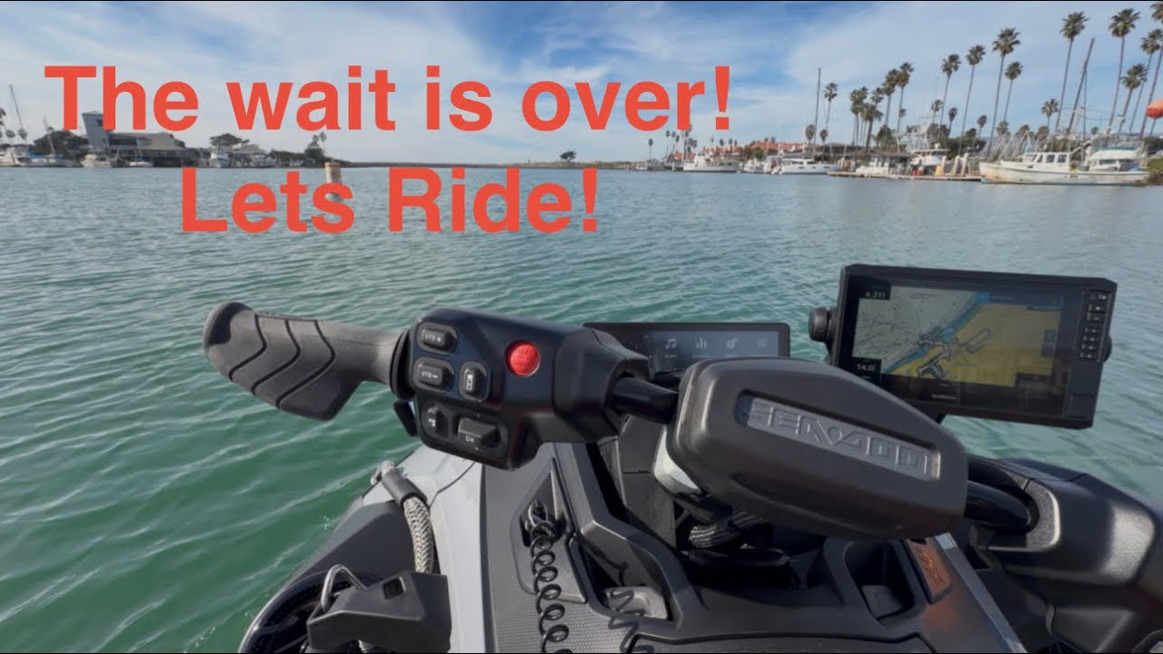 2026 Seadoo Fish Pro Trophy First Ride In Pacific Ocean