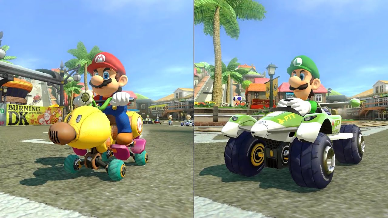 Mario Kart 8 Deluxe - 200cc Flower Cup (2 Players)