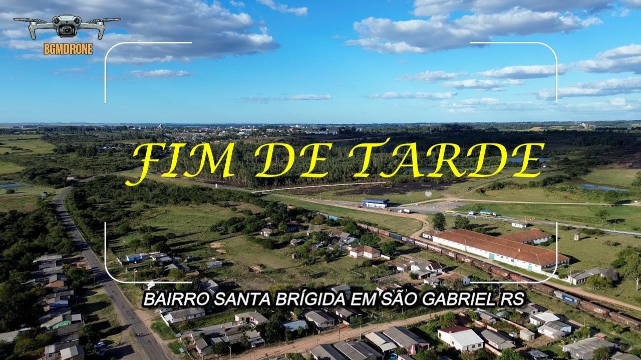 SOBREVOANDO O BAIRRO SANTA BRÍGIDA EM SÃO GABRIEL RS