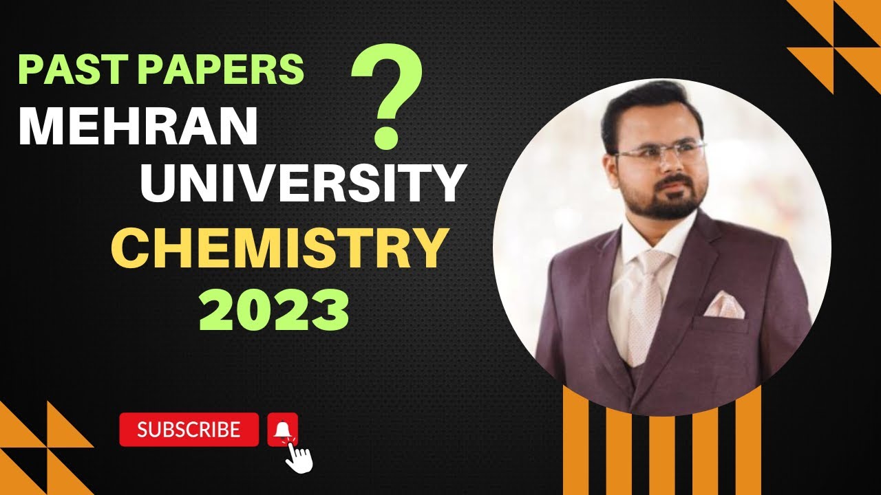 Mehran university entry test past papers chemistry 2023 solution | yhlearning