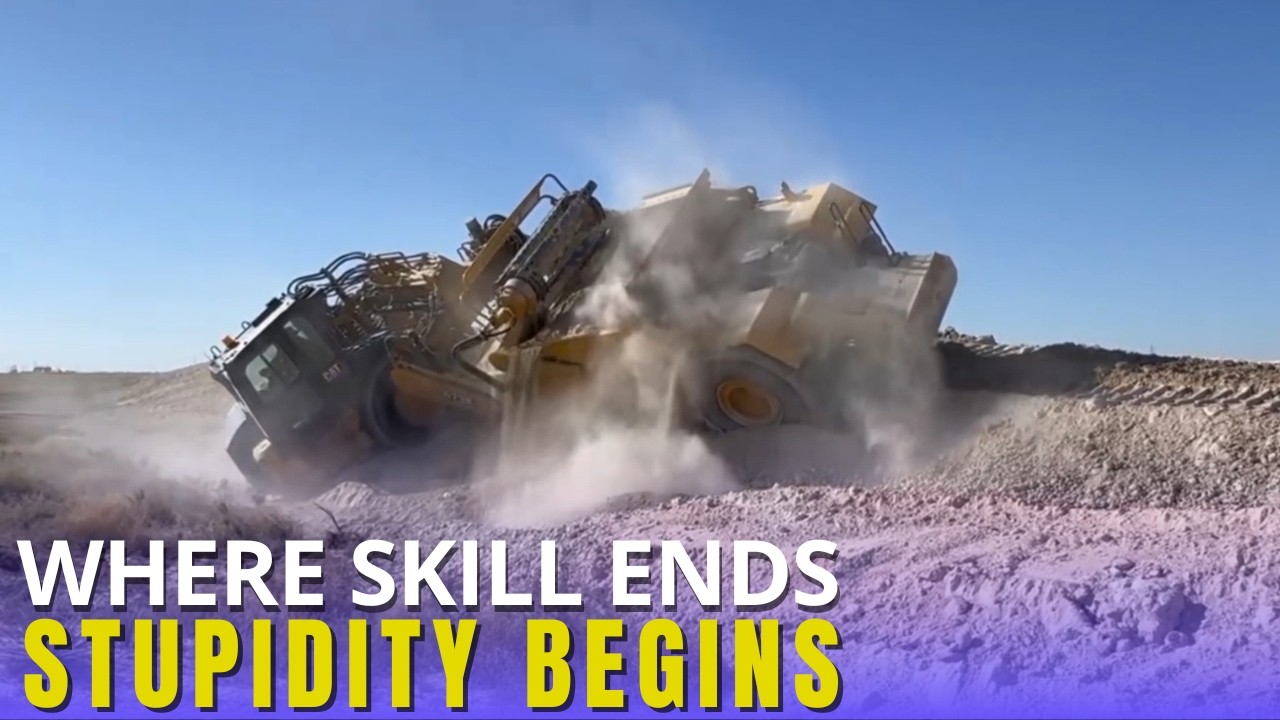 Extreme Dangerous Heavy Equipment Accidents Caught on Camera Fastest Big Chainsaw Oversize Truck