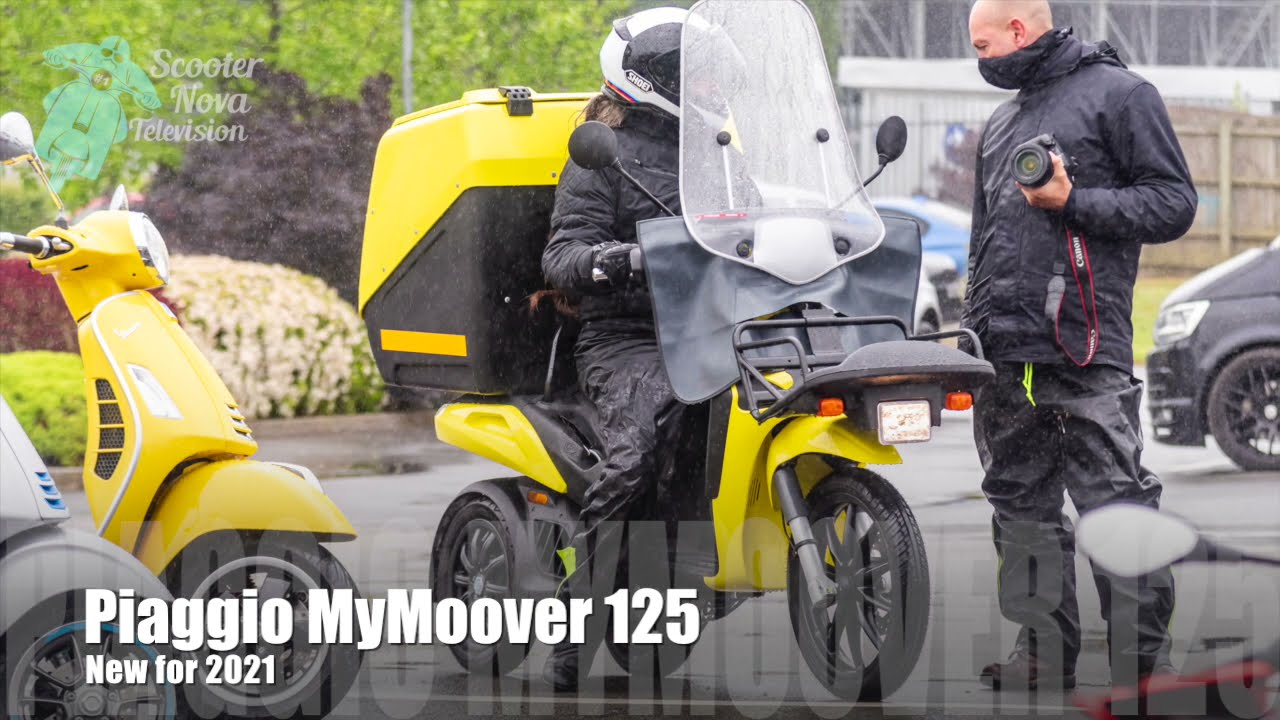 Piaggio MyMoover 125cc 3-wheel delivery scooter - Exclusive First Ride