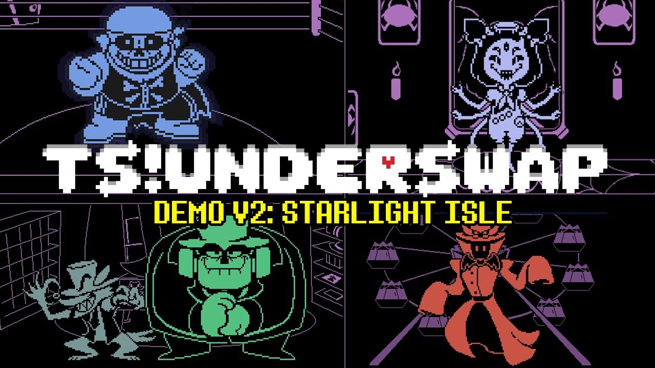 ALL BOSSES (MUFFET | KOFFIN-K | LARRY & HARRY | SANS) | TS!UNDERSWAP V2 [ UNDERTALE FAN-GAME ]