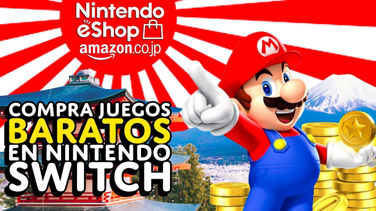 COMPRA JUEGOS BARATOS EN LA ESHOP JAPON CON AMAZON JAPON PARA NINTENDO SWITCH EN 2025.