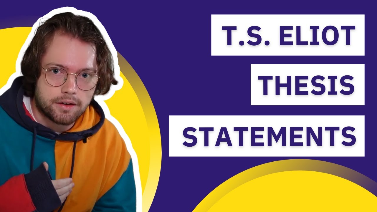 Написание идеальной диссертации по стихотворениям Т.С. Элиота