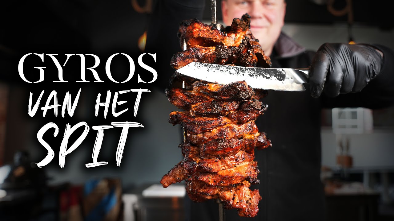 De Perfecte Gyros van het Spit op de kamado! | Kolenboertje Challenge