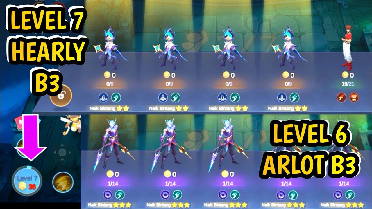 TRIK LEVEL 7 HEARLY B3+LEVEL 6 ARLOT B3 PAKE COMMANDER VALE TERBARU||NGERI BOSS AUTO WIN||MCGG 