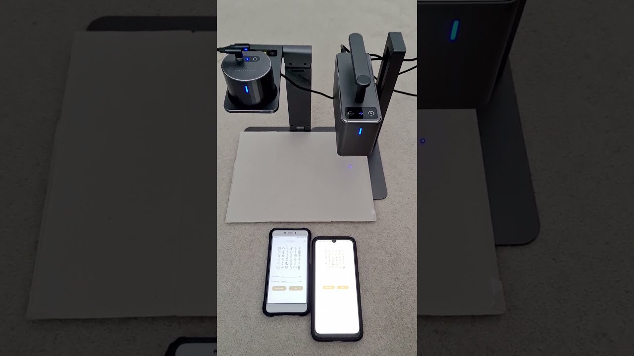 LaserPecker L1 Pro vs LP2 side-by-side speed comparison