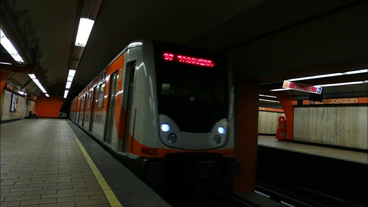 Trenes NM-02 y NM-73B Línea 7 Metro de la Ciudad de México