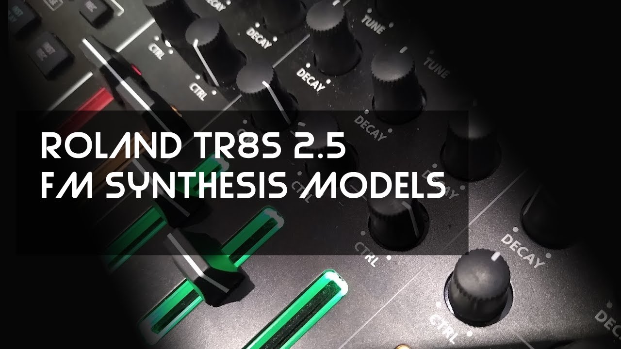 Roland TR-8S Firmware Update 2.5 // FM Sounds & First impressions