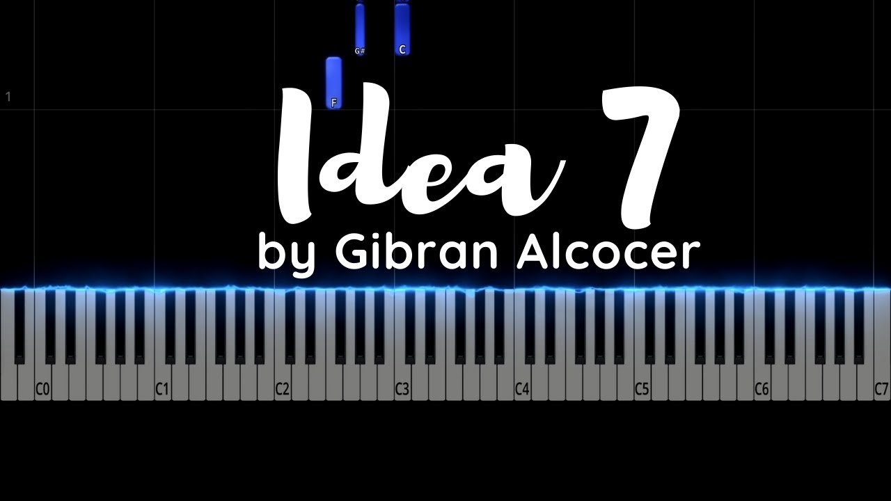 Idea 7 - by Gibran Alcocer - SeeMusic Piano Tutorial - bestpianocla6  #piano #pianotutorial