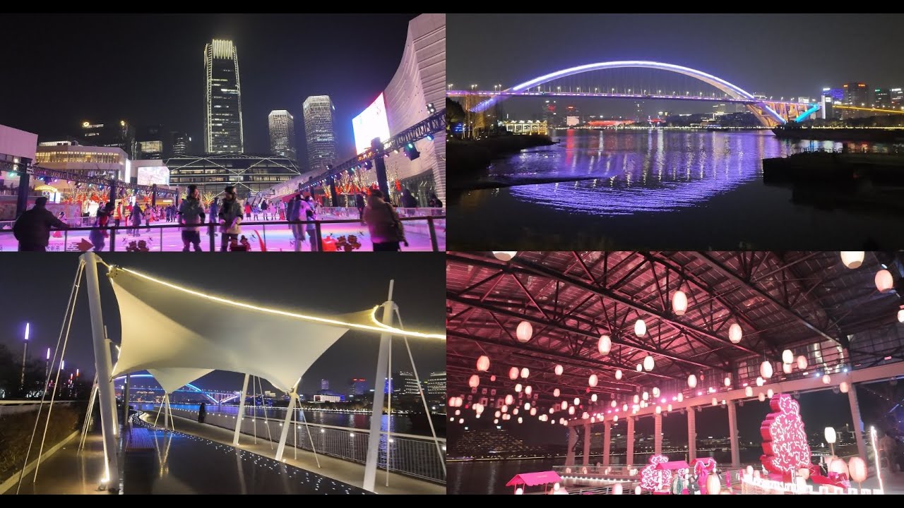 西岸梦中心夜跑外滩 4K virtual run West bund 跑步机风景vlog 陆家嘴 徐汇滨江 黄浦滨江 黄浦江夜景 董家渡 十六铺 卢浦大桥 上海跑步路线260123 citywalk