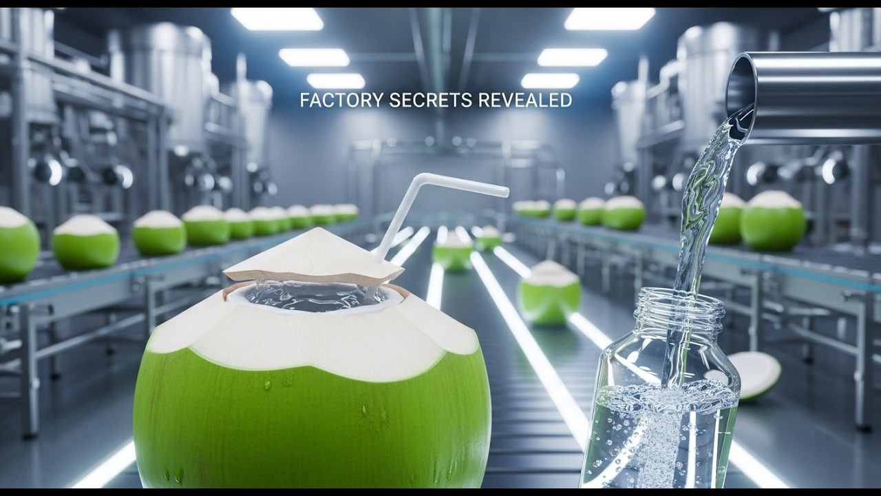 Unveiling the Journey:Inside a Modern Coconut Factory: From Fresh Coconuts to Premium Coconut Water