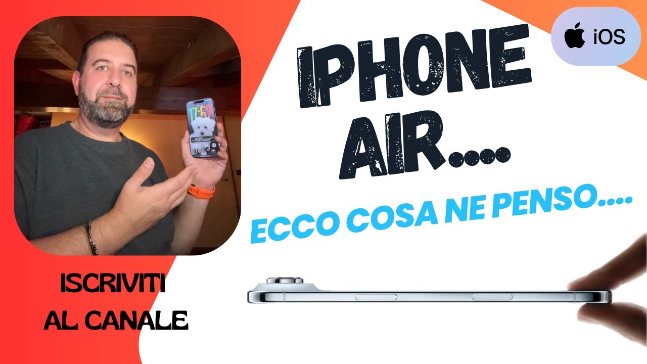📱 IPHONE AIR 📱– LE MIE PRIME SENSAZIONI REALI....ALTRO CHE FLOP !!