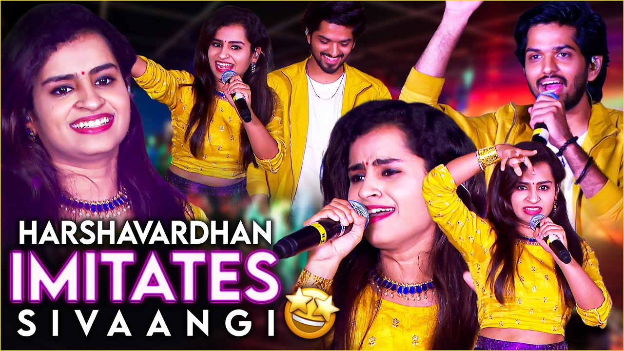 Special Kavithai for Sivaangi ❤️On Spot Composition 🔥 La La Heartu Nikkala  | Harsha Vardhan