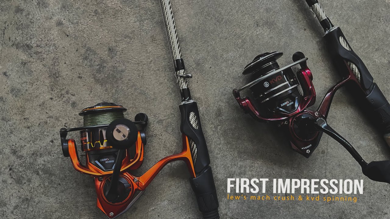 Lew's Mach CRUSH & Lew's KVD Spinning Reels (First Impression)