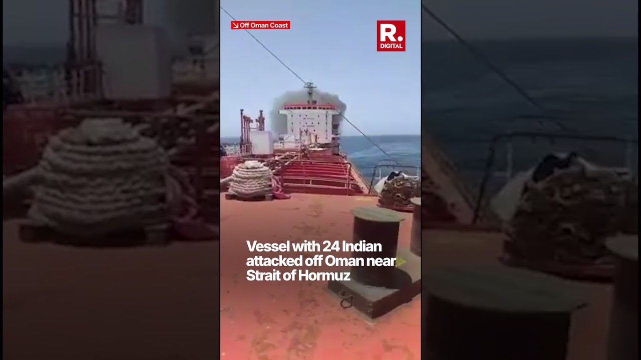 Vessel With 24 Indians Attacked Near Strait of Hormuz