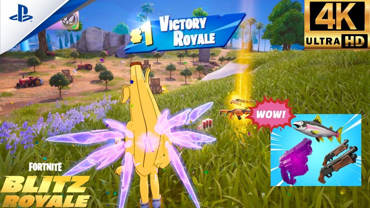 Solo 39 Elimination Blitz Royale – Fortnite Chapter 7 Season 1 (PS5 Controller 4K)
