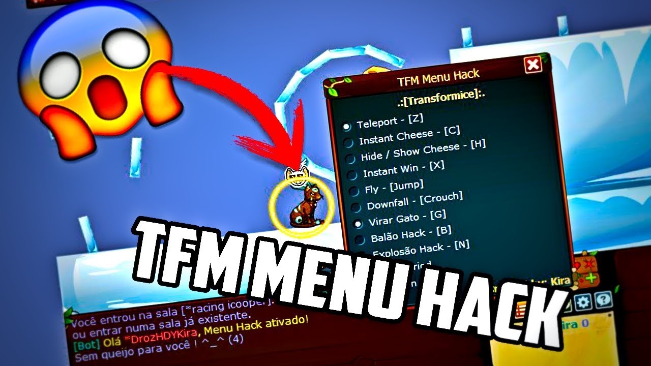 Transformice | Free Client + Menu Hack (Instant Cheese - Gato Hack - Fly) - 2018