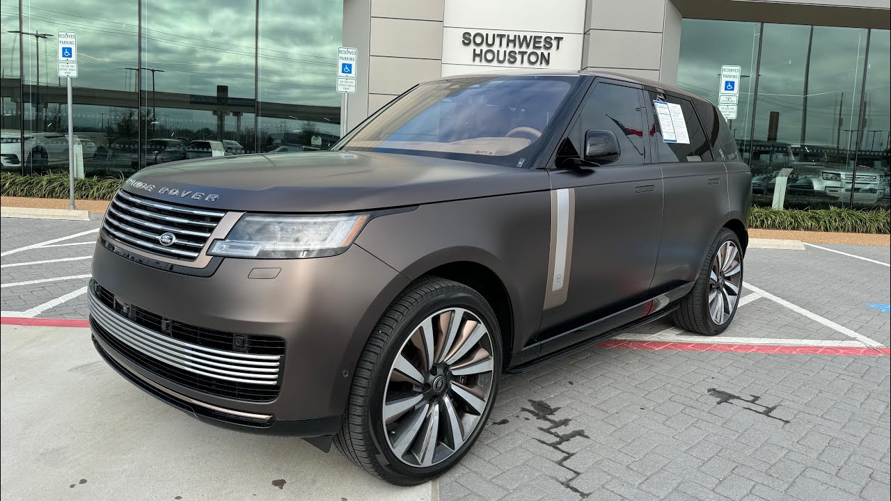 2023 Range Rover SV Serenity Edition in Tourmaline Brown Satin Finish