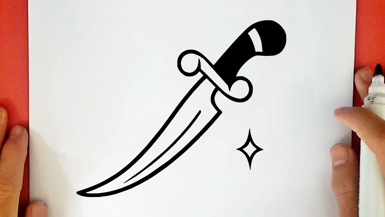 COMMENT DESSINER UN COUTEAU