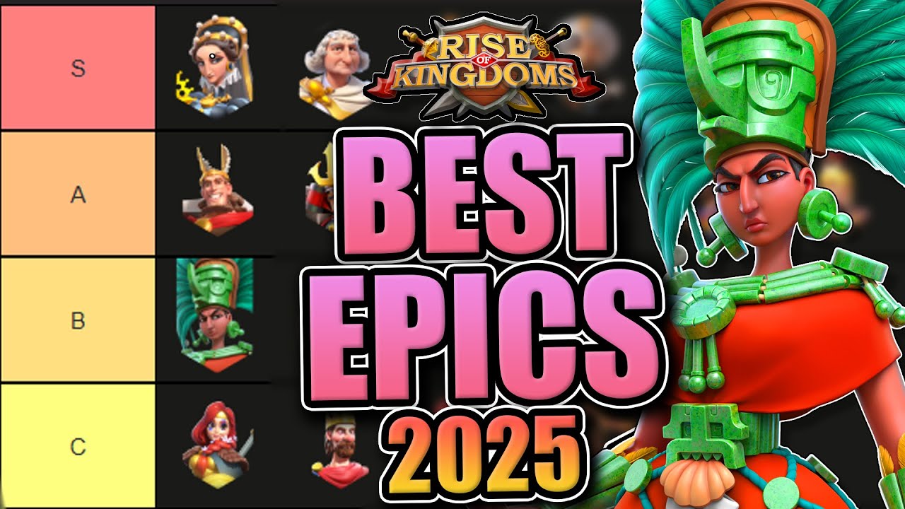 Список эпических уровней [Лучший командир 2025 года выпуска Maya] ROK - Rise of Kingdoms