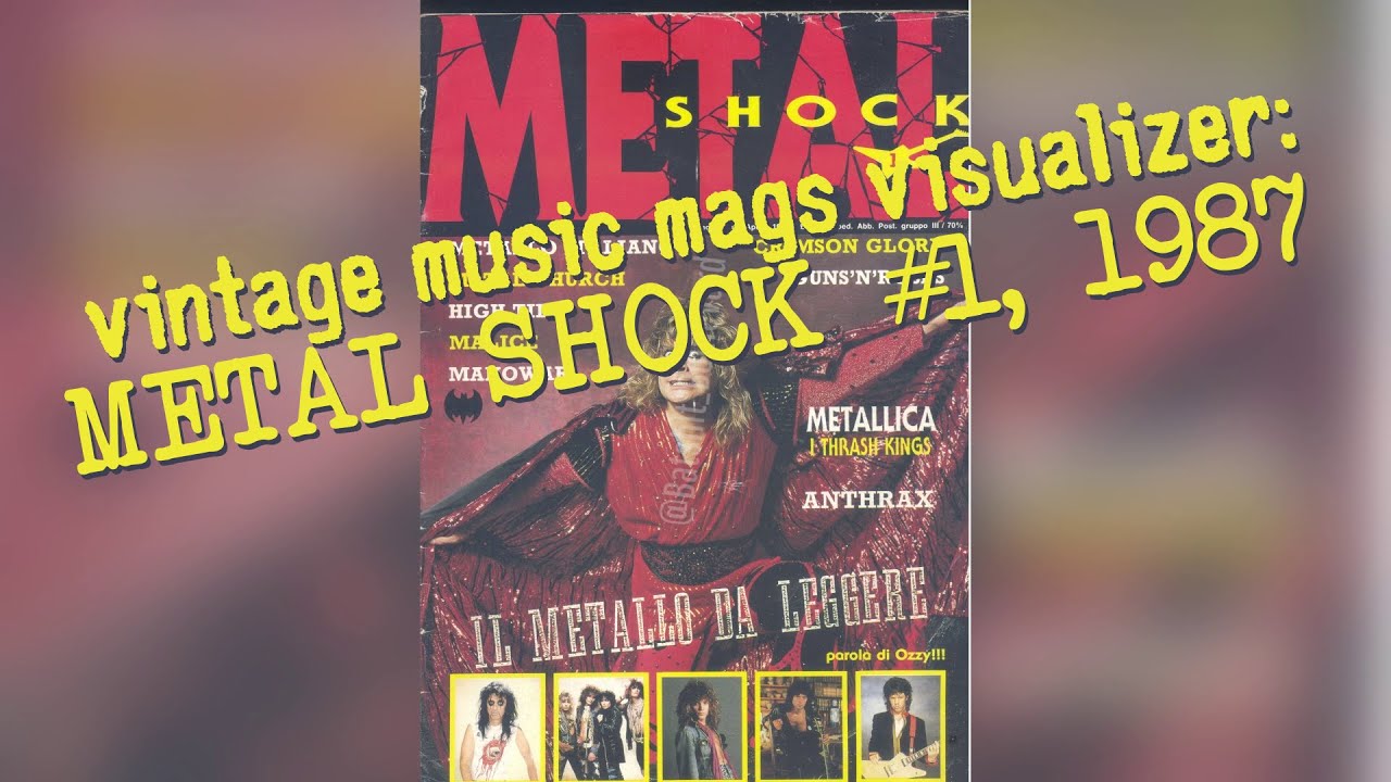Vintage magazine visualizer: METAL SHOCK #1, 04/1987
